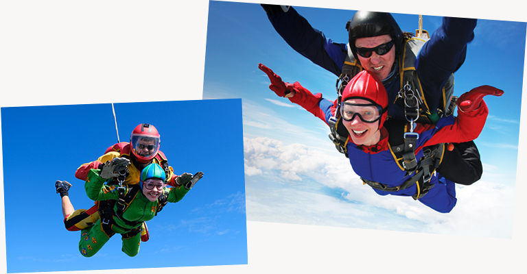 skydivers